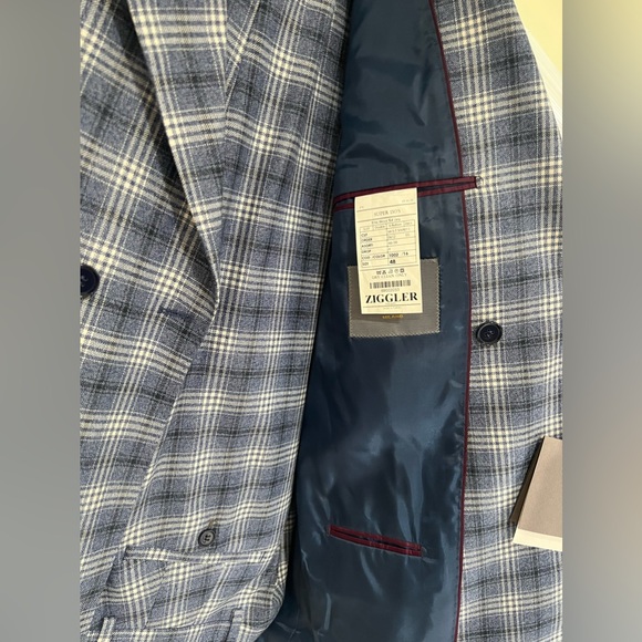 Mens wide lapel 2 piece suit - Picture 2 of 3